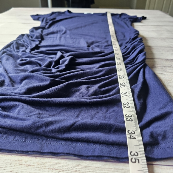 Small Show Short Sleeve Purple Casual Maternity Dress Size Large - Picture 9 of 10